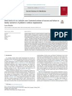 Mauldin - Don't look at it as a miracle cure - Contested notions of success and failure in family narratives of pediatric cochlear implantation