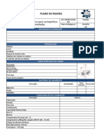 Plano de rigging para implantação de estrutura de semipórtico rolante de 30 toneladas