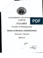 Master of Business Administration (I To IV)