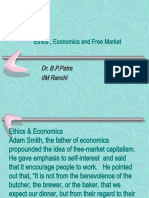 Ethics, Economics and Free Market