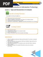 Module 1 Introduction To IT