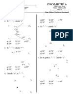 Geometría práctica No 01: Paralelismo y ángulos complementarios