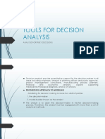 Tools For Decision Analysis