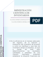 Administración Científica de Inventarios