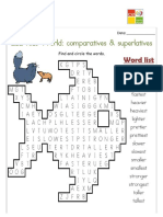 Exercise 10 - Comp - Superl Wordsearch