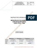 GEO-PST-016-I-52 Medición de Poligonal Con ET TS16 y TS60 Rev 01