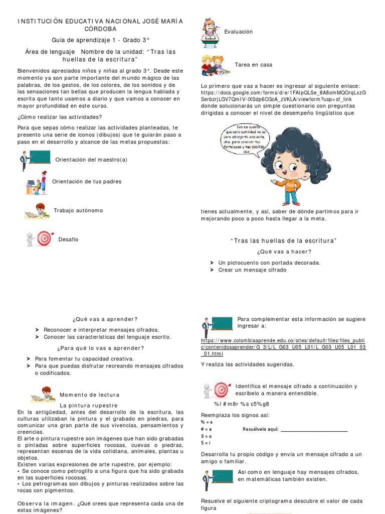 Aprendizaje Basado en Proyectos (ABPy) Guía 1. | PDF | Pinturas ...