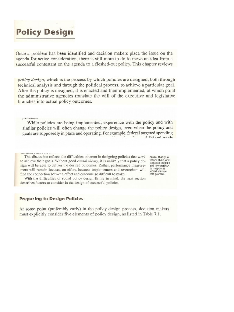 Policy Design | PDF