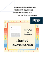 Qué Es Investigación