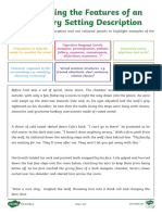 Recognising The Features of An Imaginary Setting Description Activity Sheet