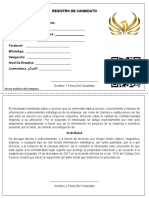 Pachuca Registro de Candidato