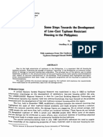 Development of Low-Cost Typhoon Resistant Housing in The PH