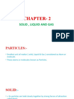 Chapter - 2 Solid, Liquid and Gas G9