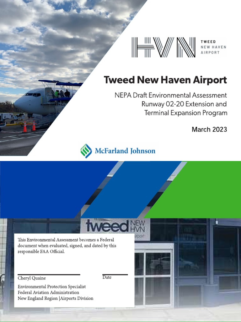 Tweed New Haven Airport Draft Environmental Assessment March 2023 PDF