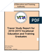 Tracer Study of Vet Graduates - Submitted To Veta Board - Version - 13032019