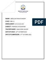 Abdullah Accounting Assignment 1