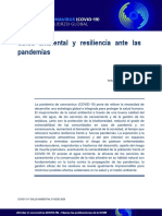 Salud Ambiental y Resiliencia ante las Pandemias