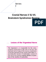 5 - Cranial Nerves 5 and 7. Brainstem Syndromes Review