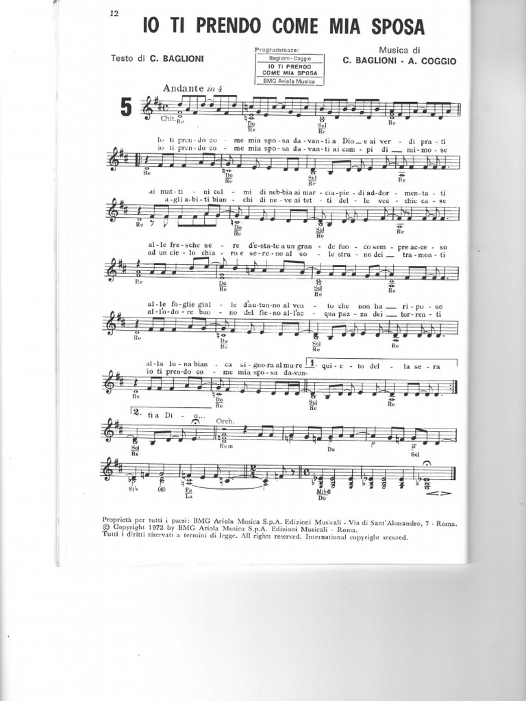5 Io Ti Prendo Come Mia Sposa PDF