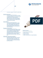 Product Data Sheet: Recessed Magnetic Contact For Steel Doors