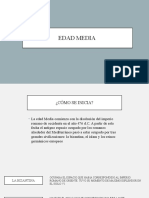 EDAD MEDIA - Alta Edad Media y Baja Edad