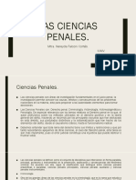 Las Ciencias Penales