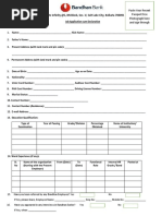 Job Declaration Form