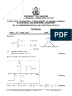 FEE 422 Telecomms Exam - April 2014 - Solutions