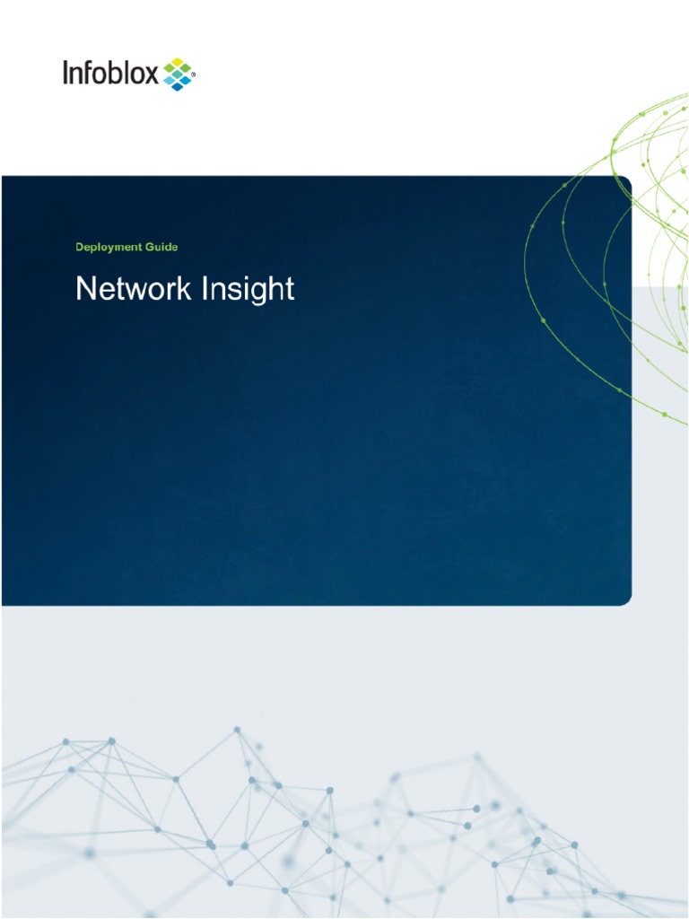Infoblox deployment guide network insight deployment guide pdf