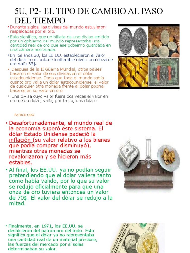 5u-p2 El Tipo de Cambio Al | PDF | Dólar de los Estados Unidos | Tipo ...