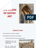 The Origin of Gothic Art