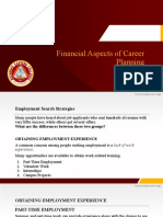 2financial Aspects of Career Planning