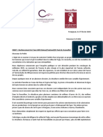 Courrier Des Vignerons de La Vallée de L'agly Au Préfet Des Pyrénées-Orientales