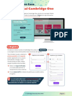 Activar código en Cambridge One | PDF