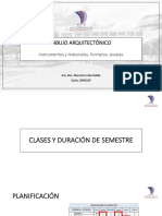 Dibujo Arquitectónico: Instrumentos y Materiales, Formatos, Escalas