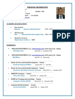 Eshaq Al-Hadaei Personal Resume