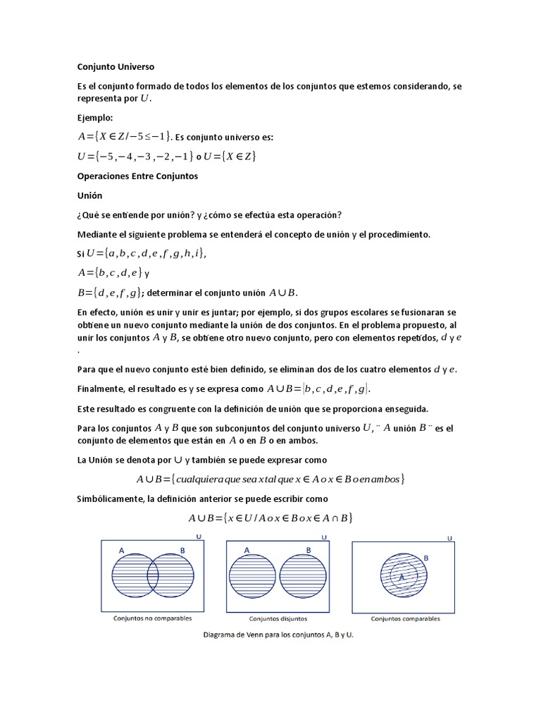 Significado del Triángulo en Conjuntos | PDF | Conjunto (Matemáticas ...