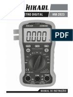 MANUAL - Multimetro Digital HM 2023