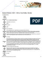 Closed Reflux Titrimetric COD Method Summary