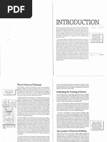 Seixas y Morton. The Big Six Historical Thinking Concepts