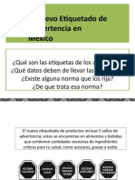 Nuevo Etiquetado Frontal para Alimentos y Bebidas