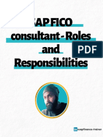 SAP FICO - Roles and Responsibilites