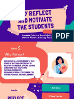 Why Reflect and Motivate The Students