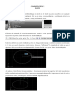 Autocad Comando Circle y Ellipse