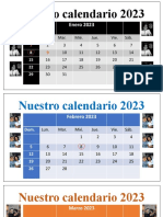 Calendario 2023 12 meses