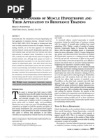 The Mechanisms of Muscle Hypertrophy and Their.40