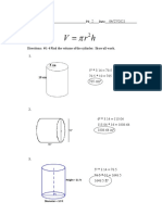 Cylinder Activity