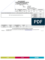 LG Appliance Sales Receipt