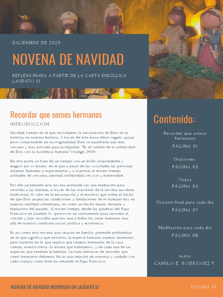 Novena de Navidad y Laudato Si' | PDF | María, madre de Jesús | San José