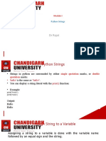 3module 2-Python Strings, Manipulation, Accessing, Operations